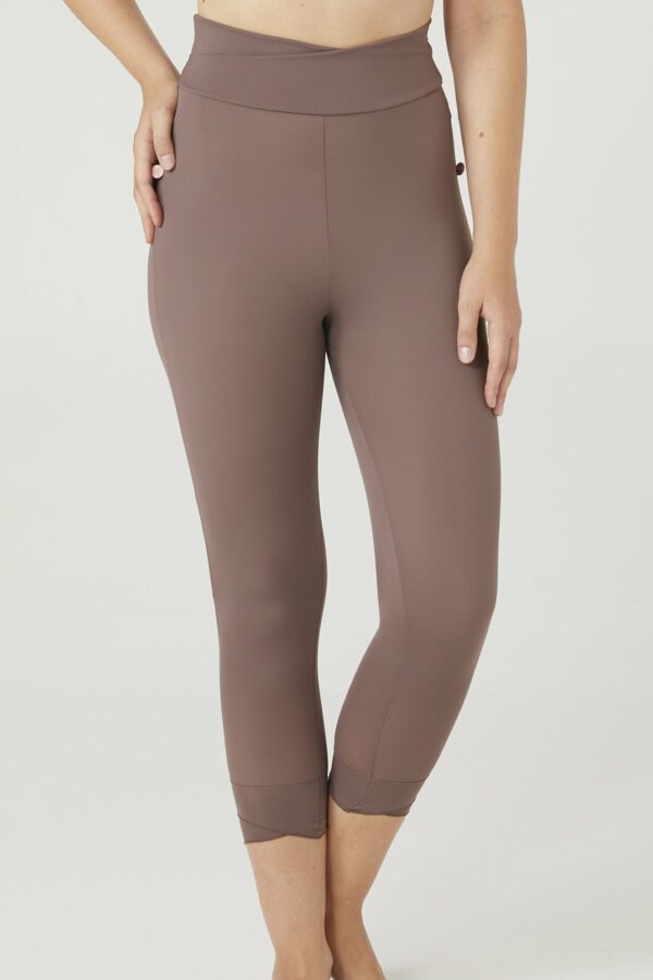 Alternative view of CAPRI 3/4 Length Swim Tights - Midnight Blue & Vizon