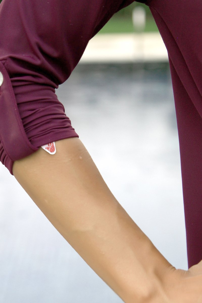 "Beach Boss" Swim Shirt - Plum - Image 4