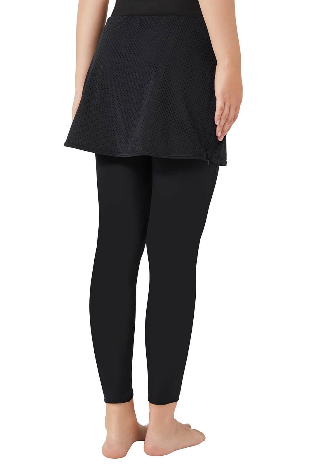 BALI Skirted Swim Tights - Black - Image 5