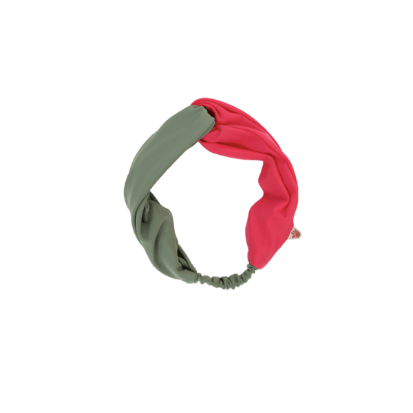 ALEXA Swim Headband - Olive & Magenta
