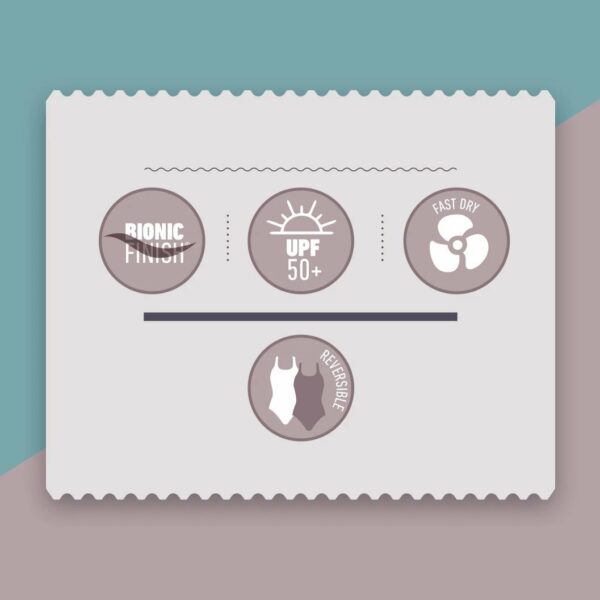 Alternative view of GRACE Reversible Swim Turban - Olive