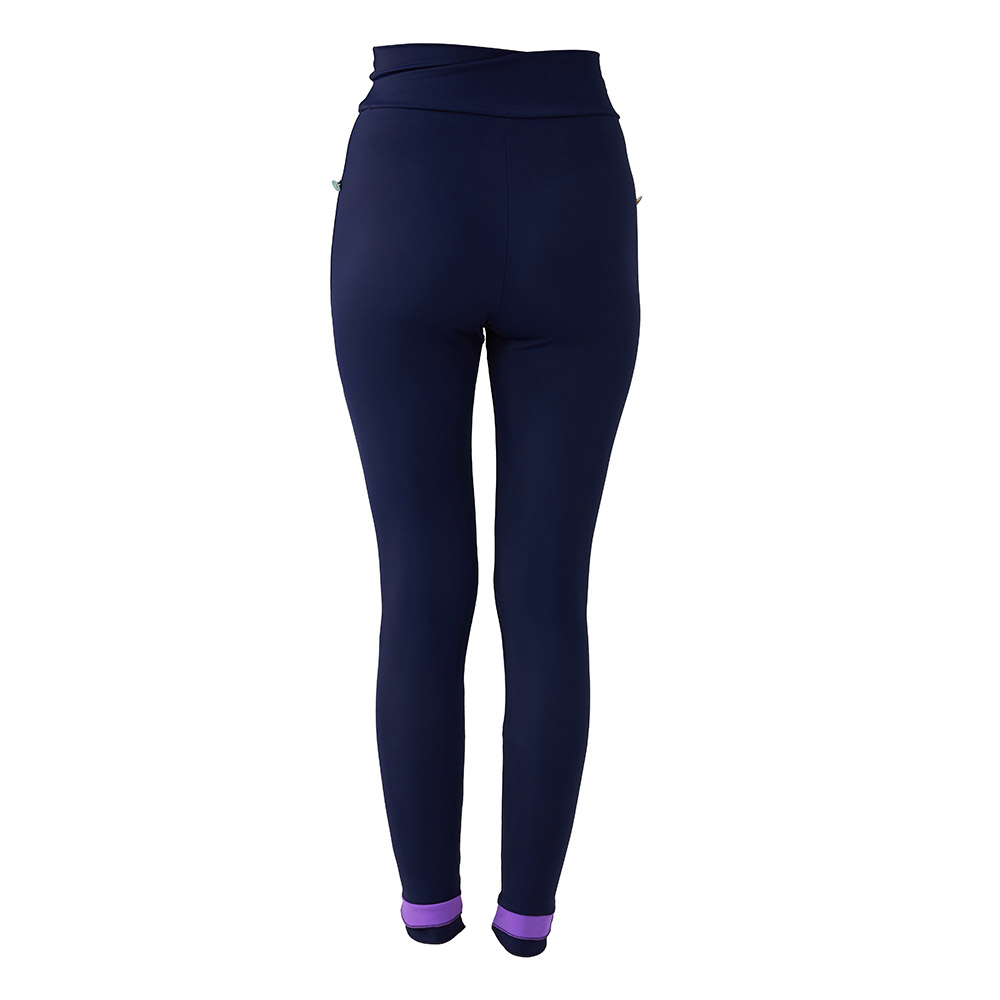 MALAGA Swim Tights - Estate Blue with Jam