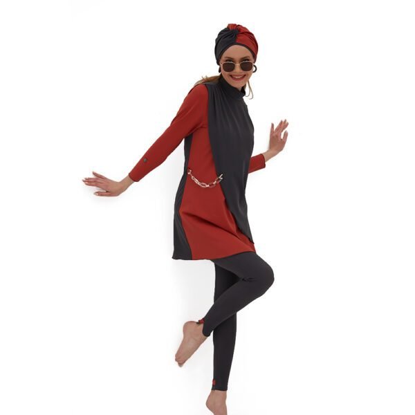 MALAGA Swim Tights - Anthracite with Riyad