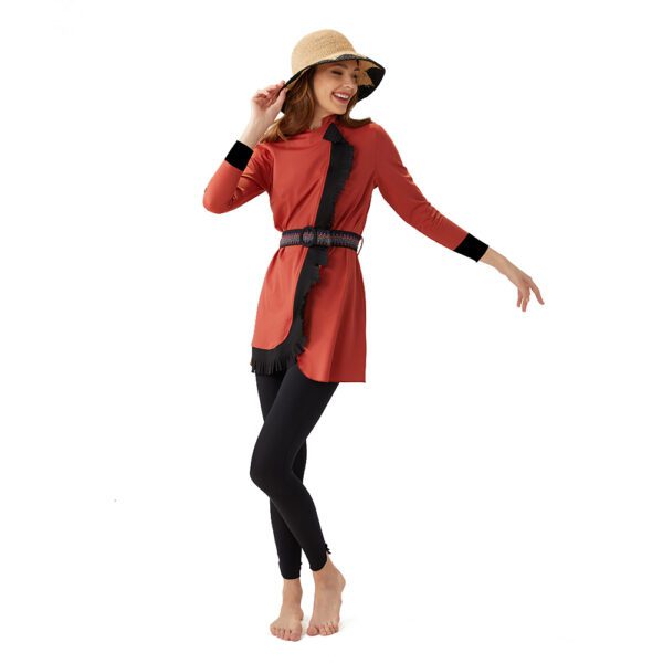 SEAGRASS Belted Swim Top - Riyad