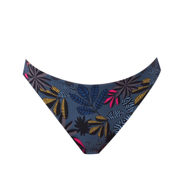 Boracay Bikini Bottom - Exotic Jungle & Black