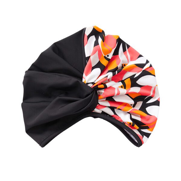 Trepezzi SOPHIA Swim Turban - Black & Parrot