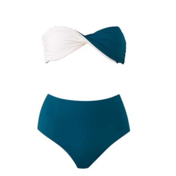 Chica Bikini Bottom - Peacock & Ivory