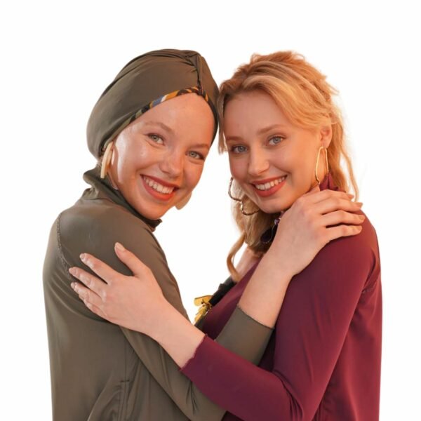 AUDREY Swim Turban - Army & Serafina