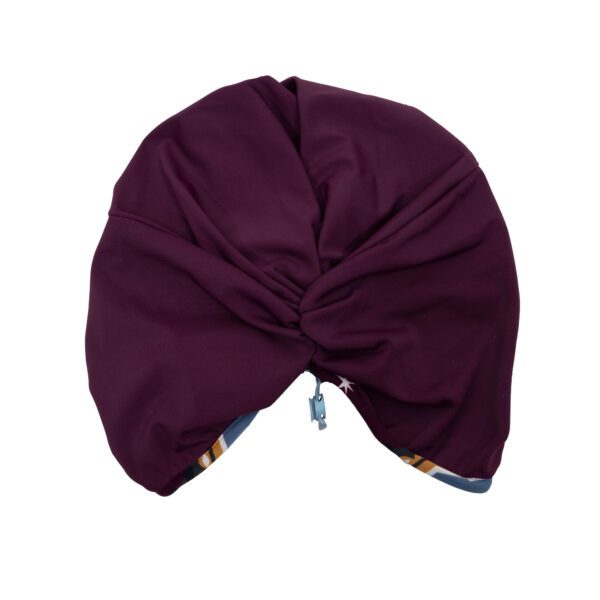 AUDREY Swim Turban - Plum & Serafina