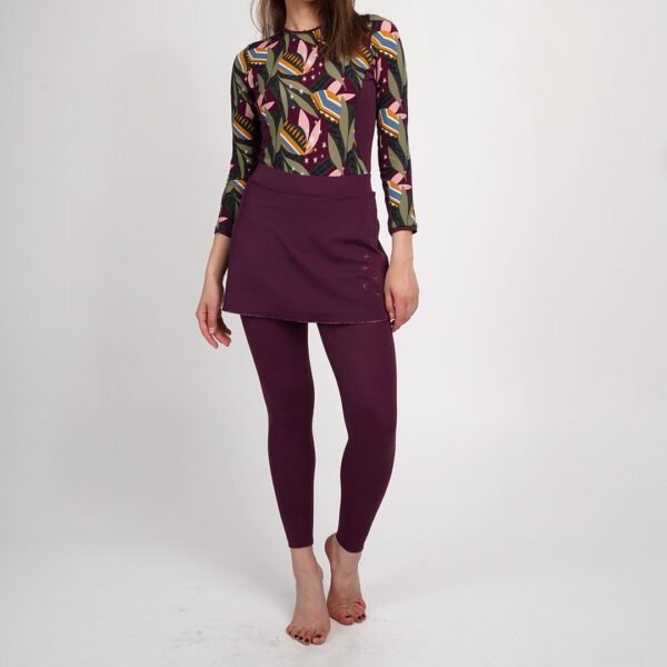 ARUBA Skirted Swim Tights - Plum