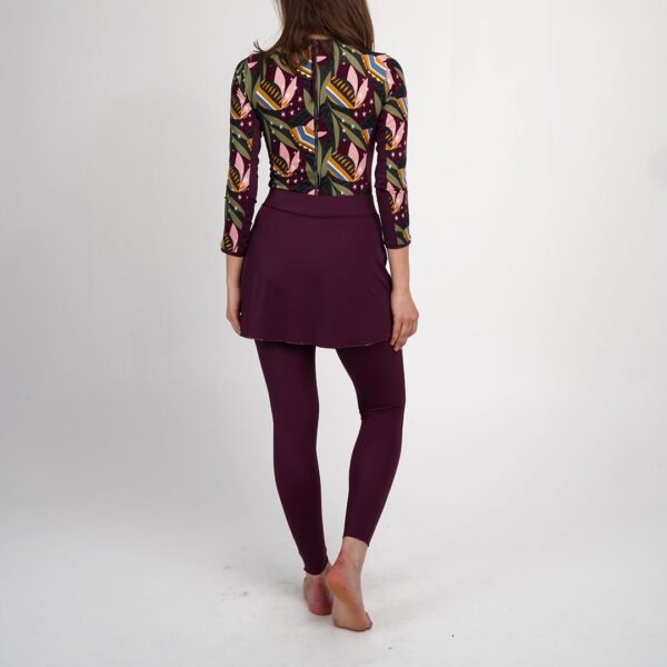 ARUBA Skirted Swim Tights - Plum