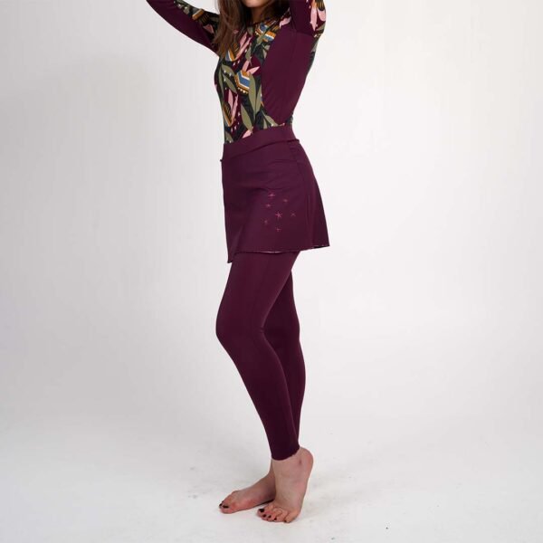 ARUBA Skirted Swim Tights - Plum