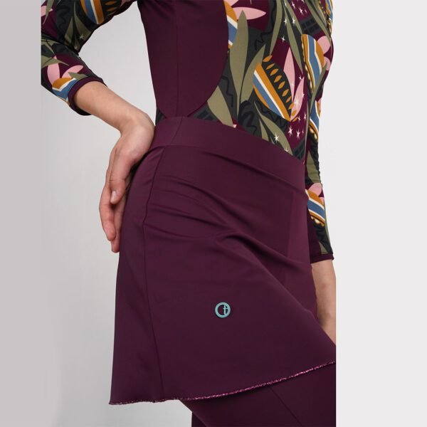 ARUBA Skirted Swim Tights - Plum