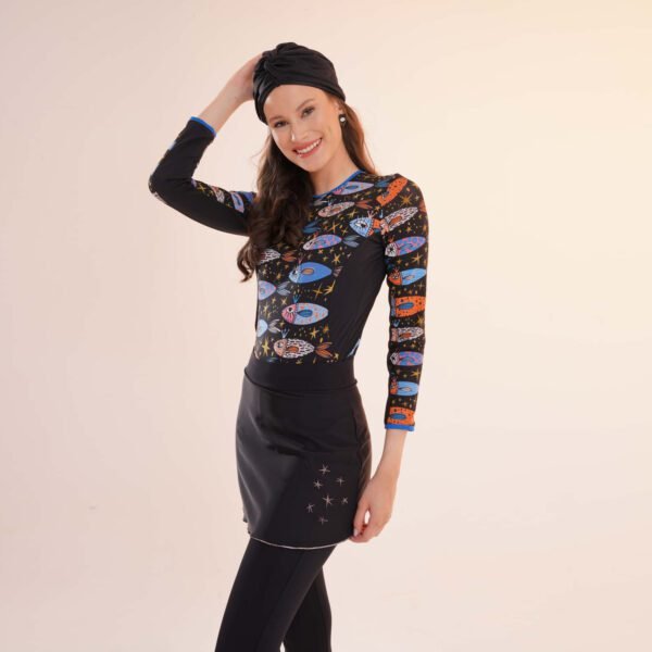 ARUBA Skirted Swim Tights - Black