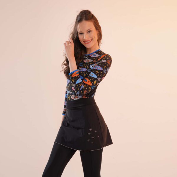 ARUBA Skirted Swim Tights - Black