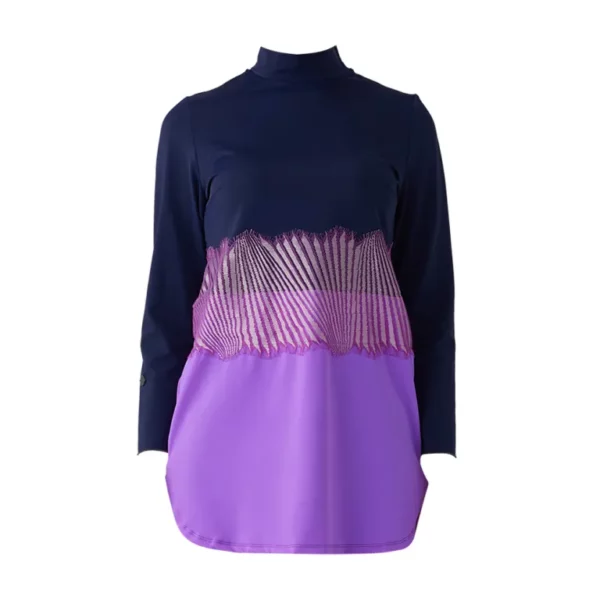 Alternative view of Pleasure Treasure Estate Blue 3 Piece Swim Set