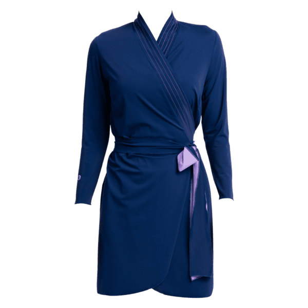 TROPEA Swim Midi Wrap Dress – Royal Blue
