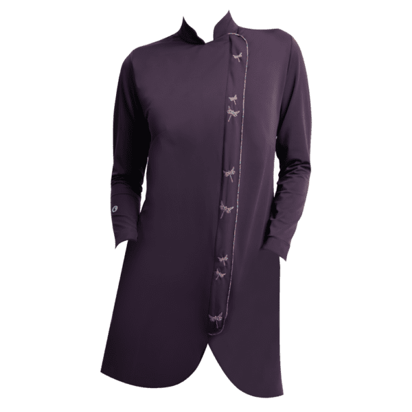 SEAGRASS Swim Top – Dragonfly Slate