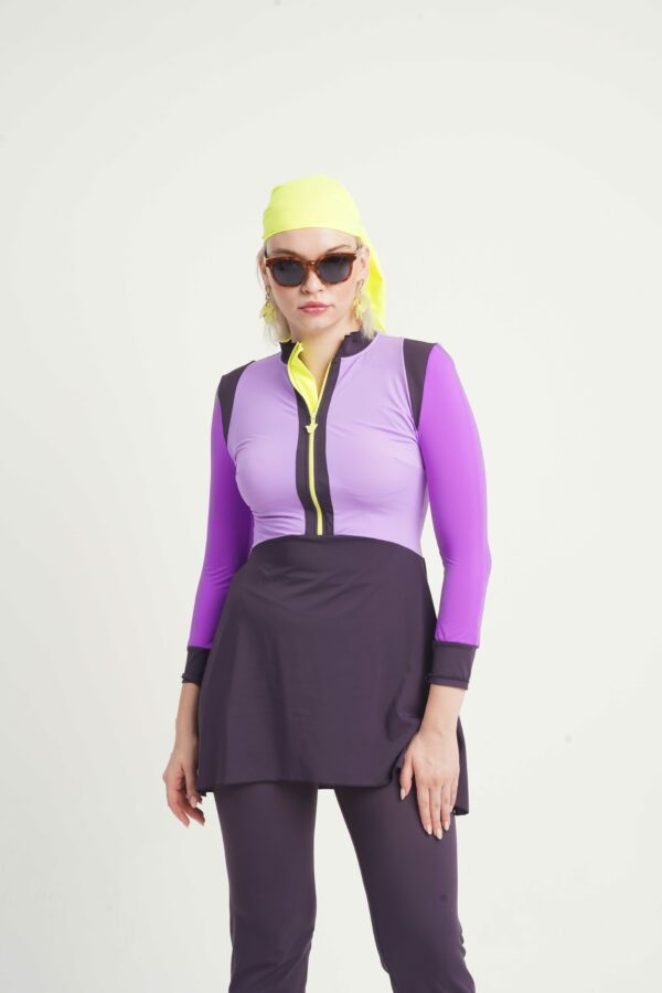 Alternative view of Aloha Swim Tights – Slate